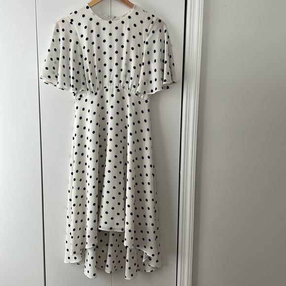 ✨Eliza J hi lo polka dot midi dress size 4 - Picture 4 of 13